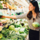 woman shopping in a grocery store